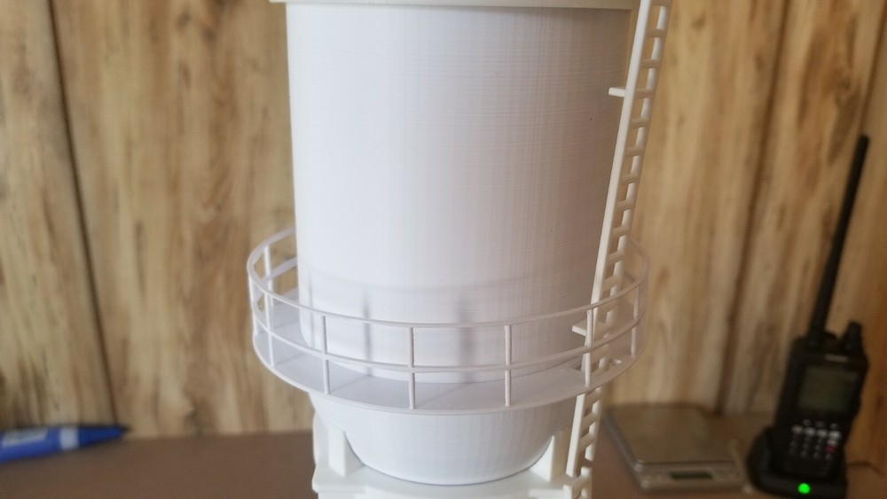 O Scale Water Tower 3D printed 