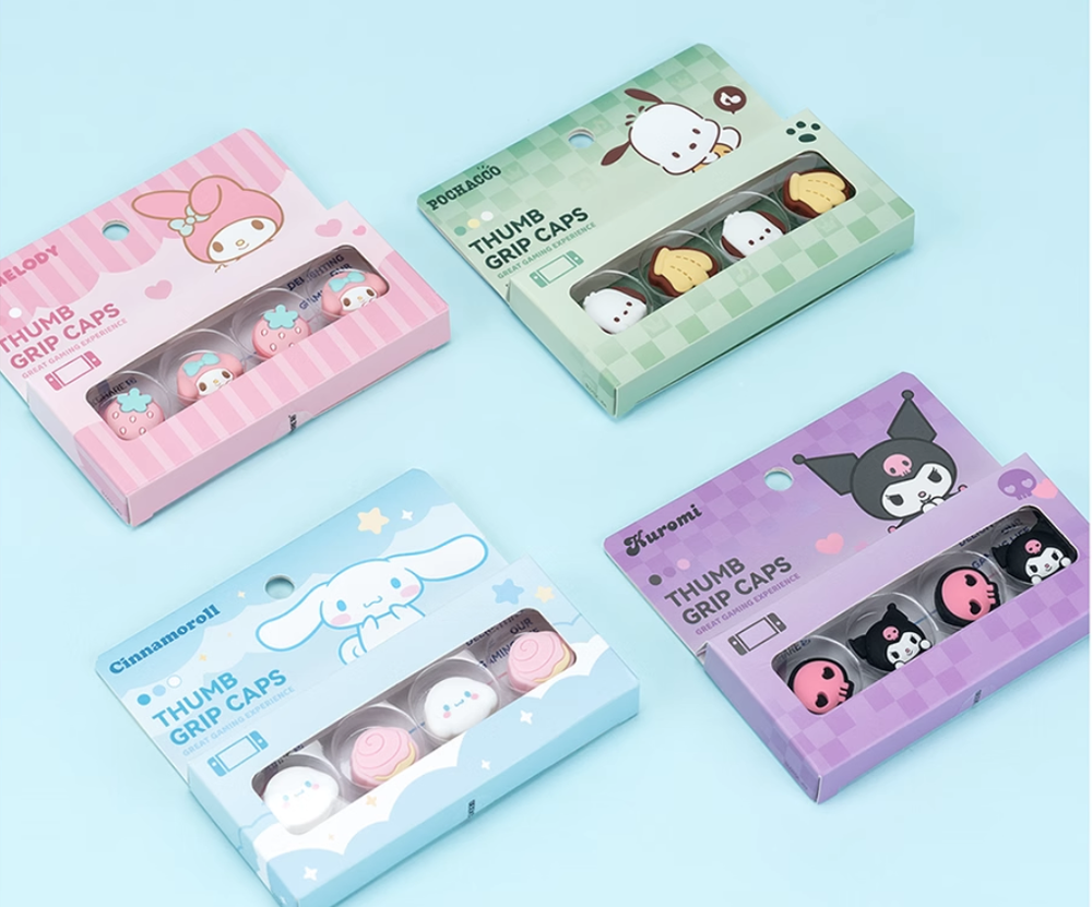 GeekShare X Sanrio Thumb Grip Caps for Nintendo Switch/Switch OLED/Lite 4PCS