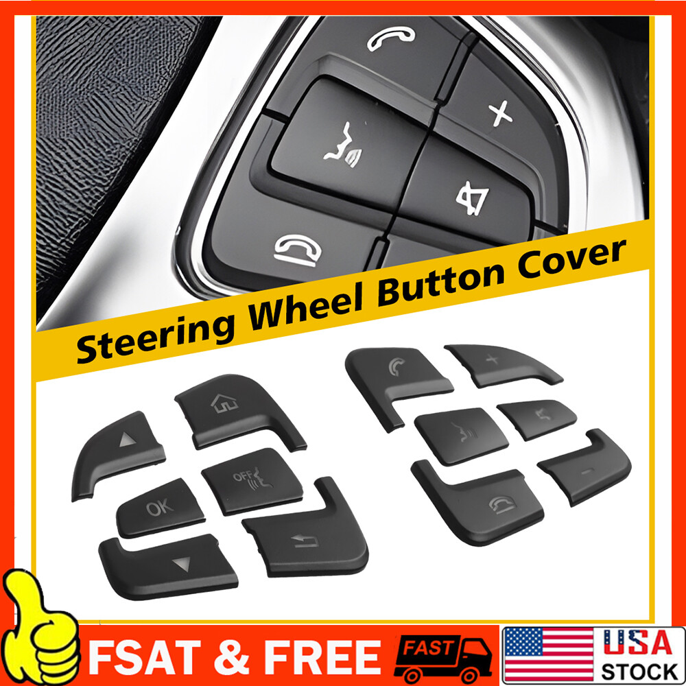Steering Wheel Multi-Function Button Cover for Mercedes-Benz C300 2015-2017