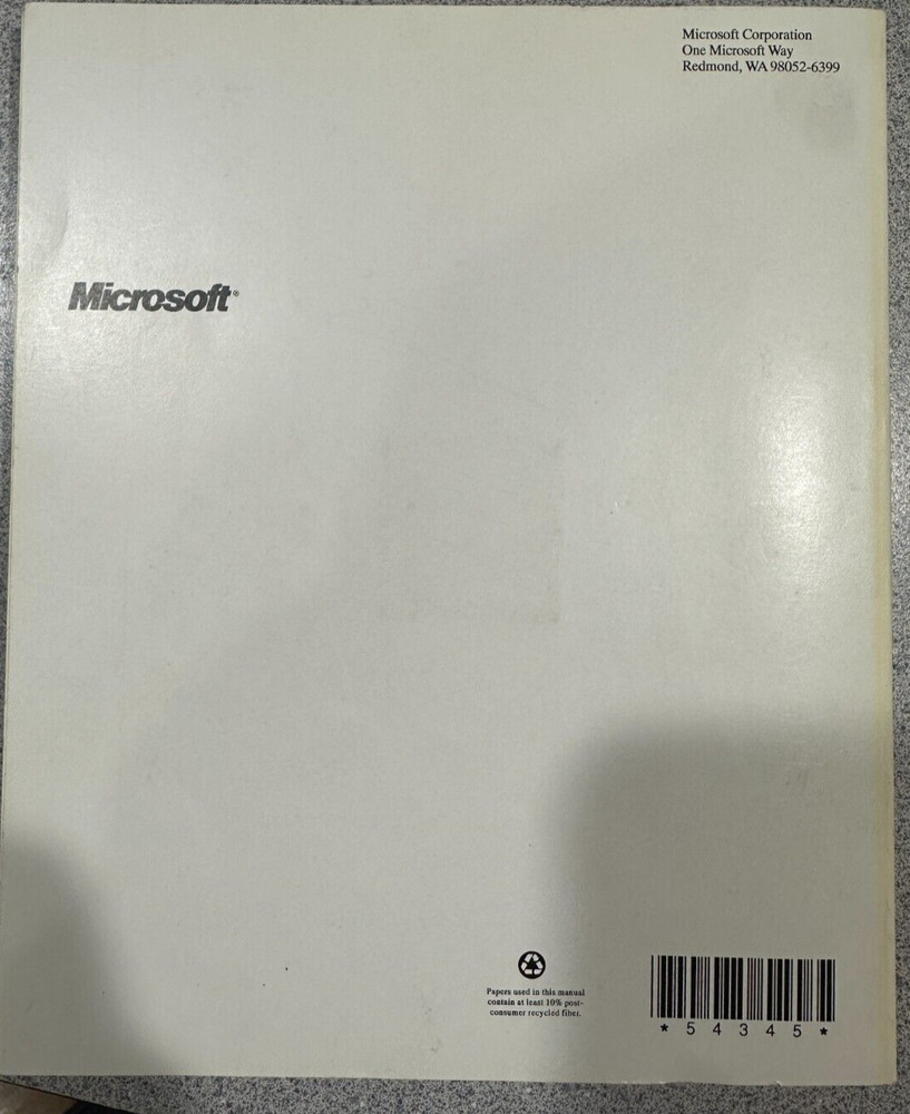 Microsoft Windows Version 3.1 Users Guide 1993 WCC 5680 Book Only Operating Sys
