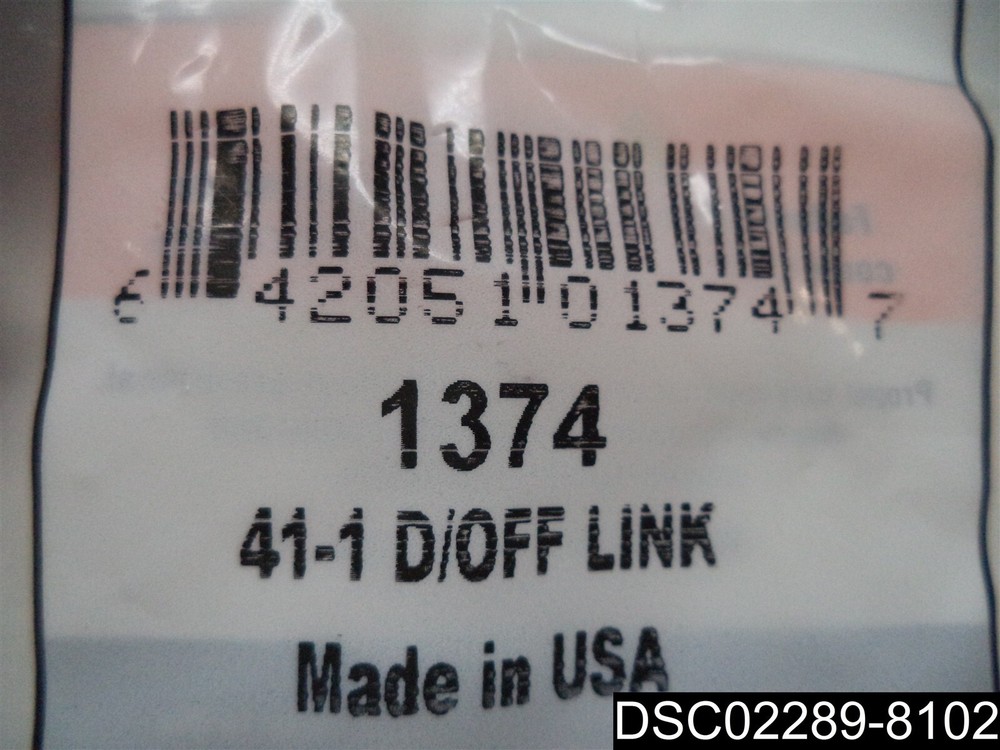 Qty= 5: OFFSET CHAIN LINK 1374 41-1D 411D
