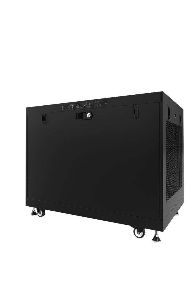 12U Server Rack Cabinet Premium Network Enclosure 35" Depth Data Cabinet wheels