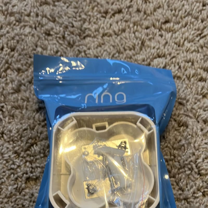 2G Ring Smart Lighting Floodlight Battery Mounting Pack White