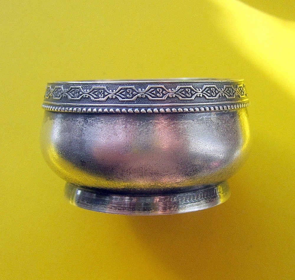 Russian Silver 875 Salt Cellar 40,10 gr (C96)