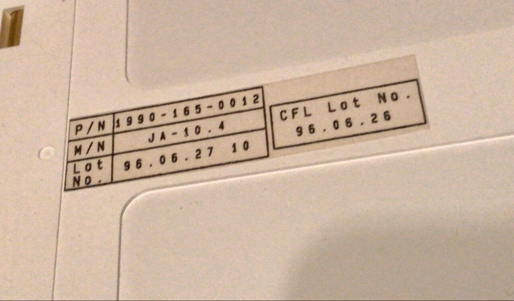 Samsung TFT-LCD Panel, 10.4”, Part LT104V4-101