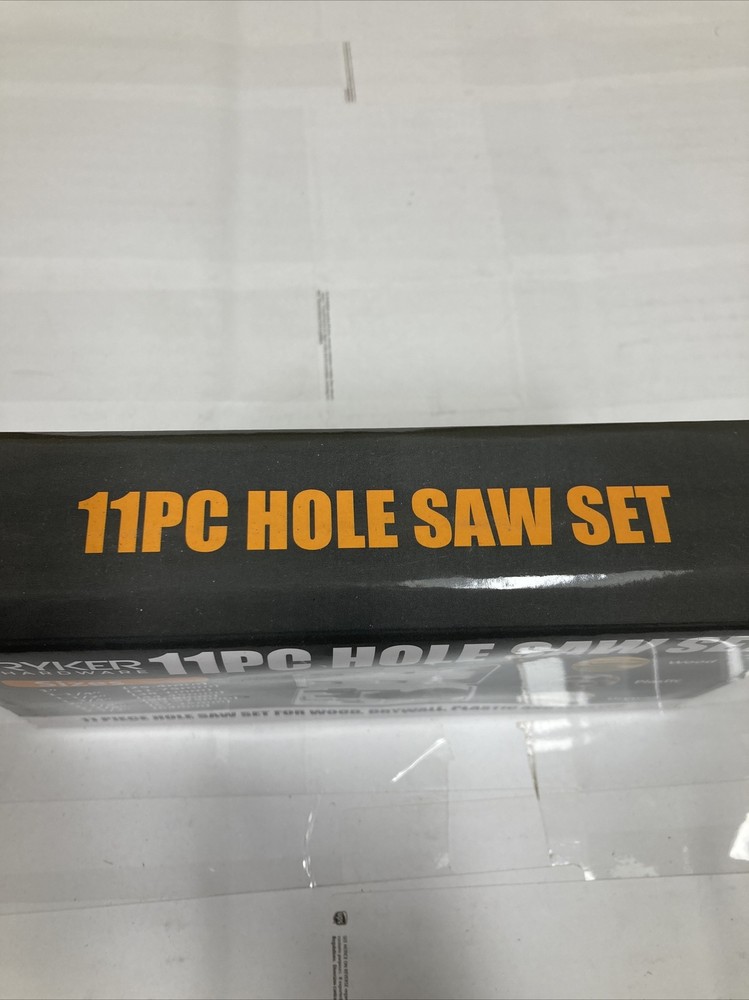 Ryker Hardware 11pc Hole Saw Set New