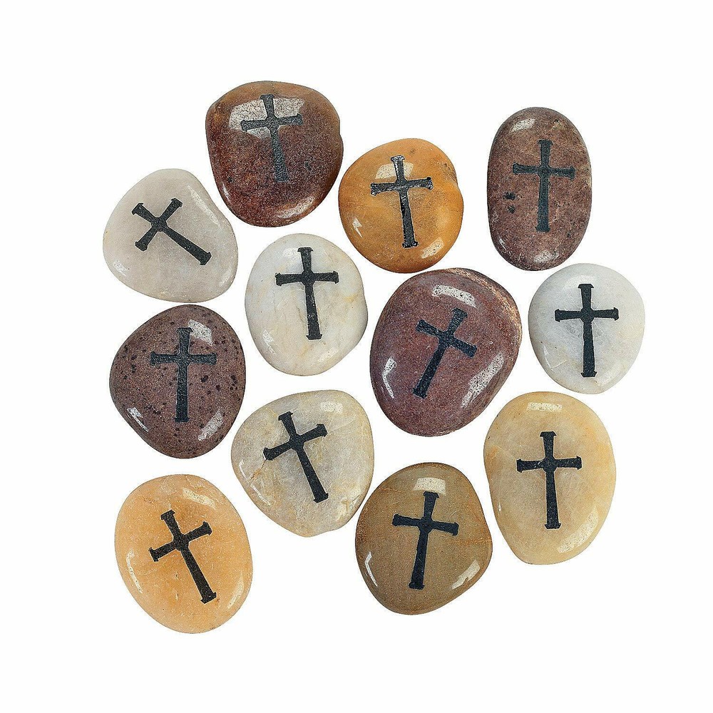 Cross Worry Stones - Decorative Accessories