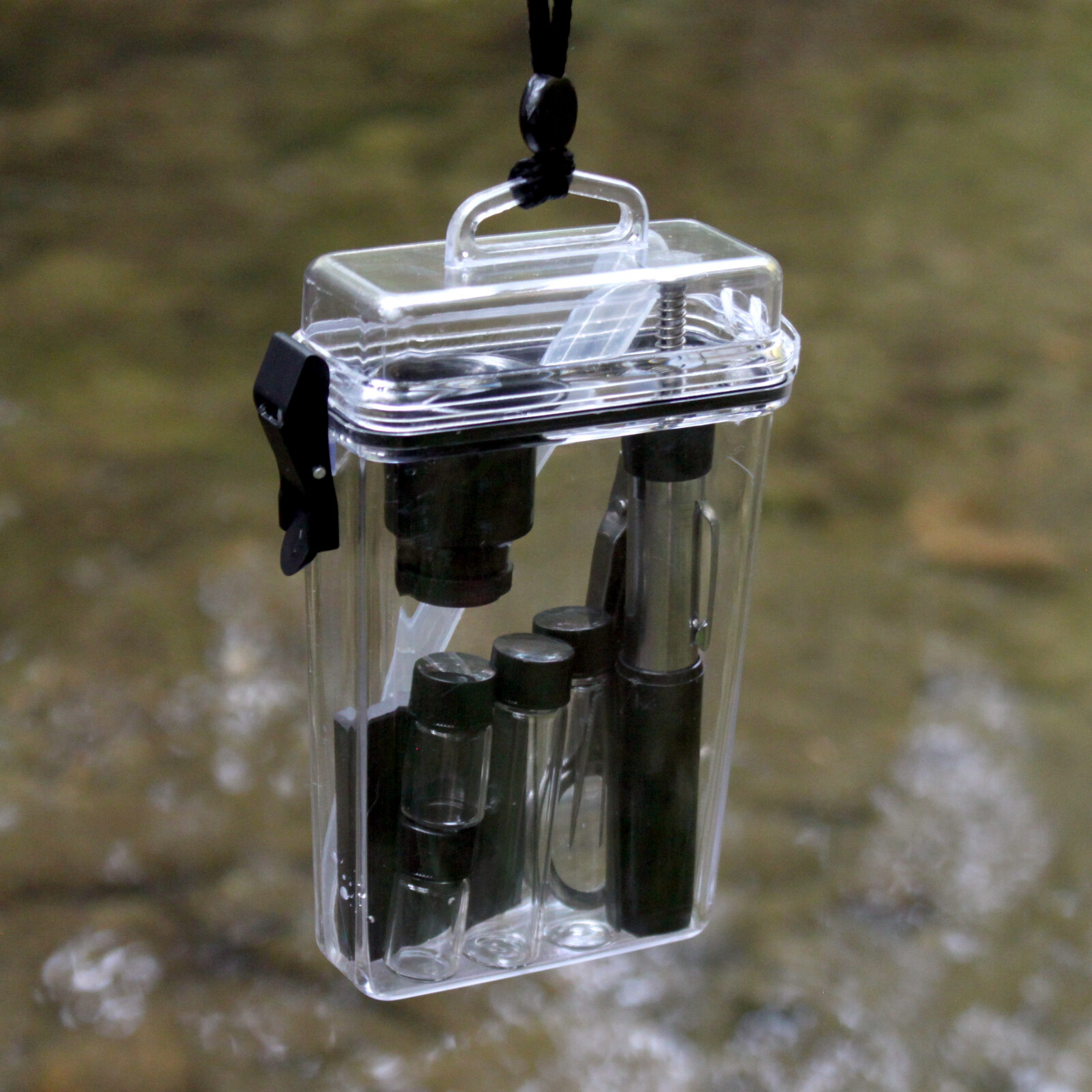 ASR Outdoor Clear Pocket Portable Travel Gold Panning Kit 11pc