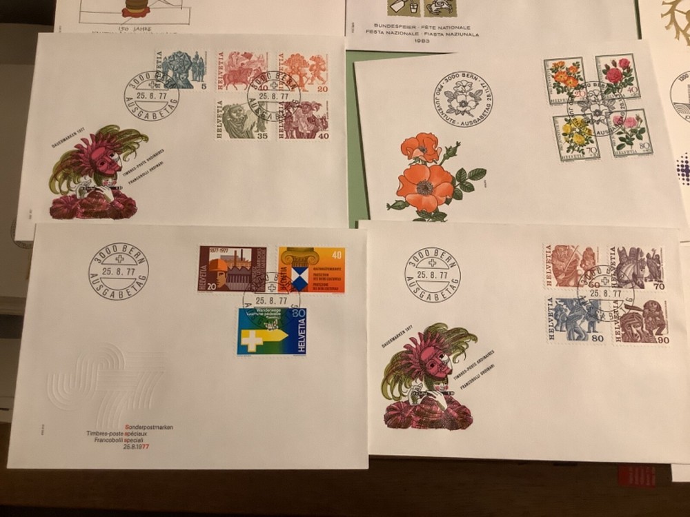 Switzerland postal covers 16 items Ref A2172
