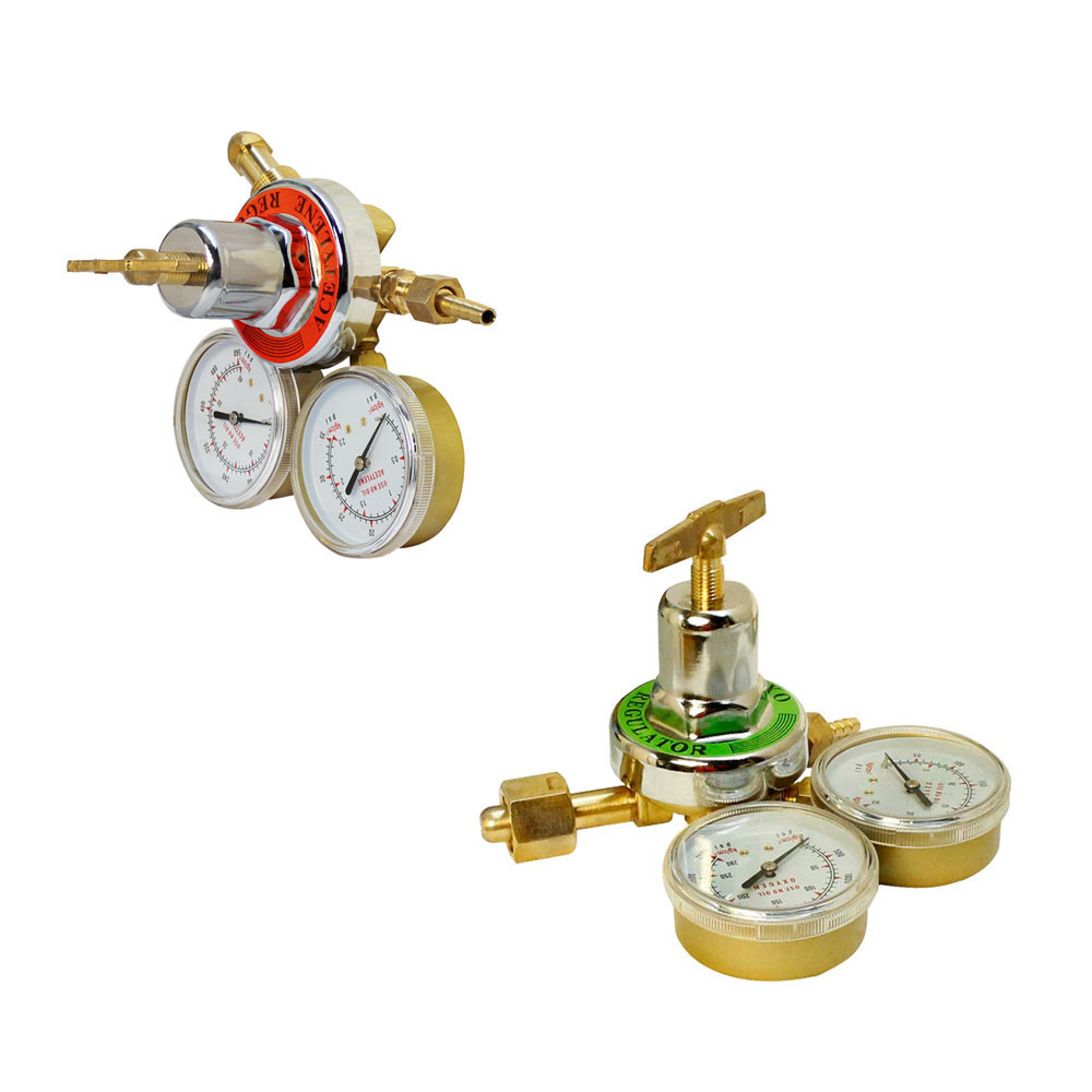 Solid Brass Welding Fit Victor Gas Torch Cutting Oxygen Acetylene Regulators