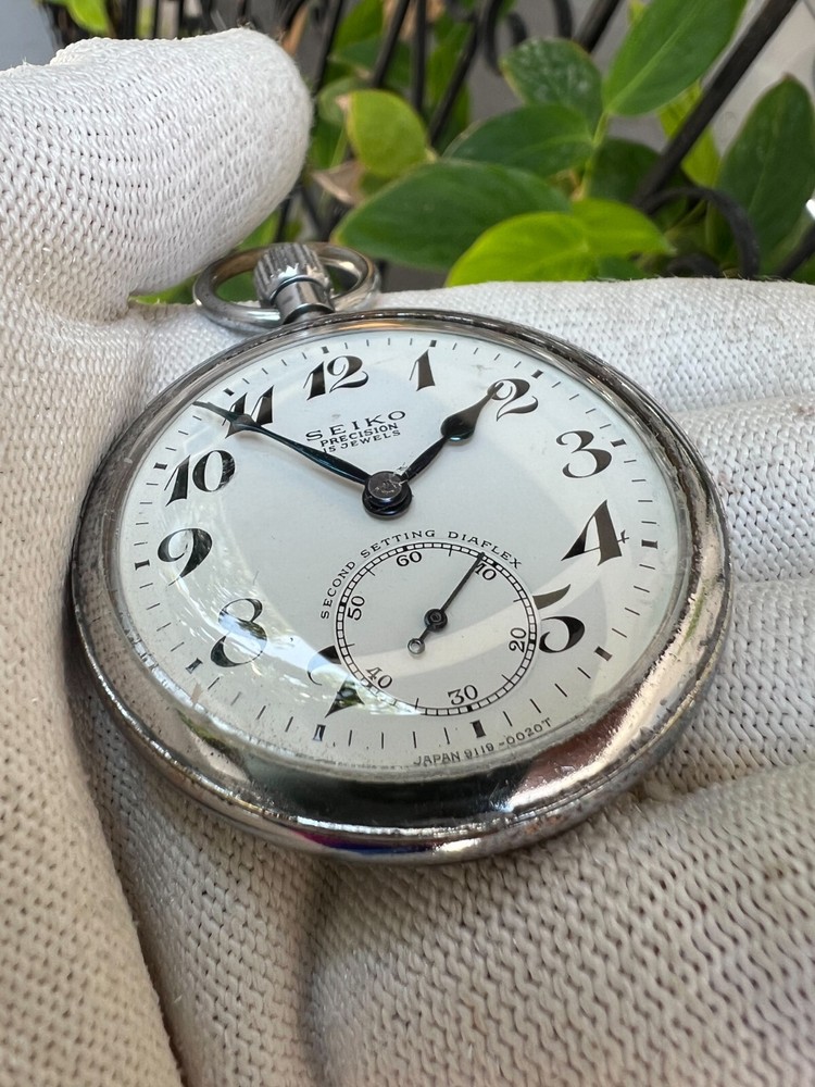 Seiko Precision 15 Jewels second setting diaflex 50 mm running