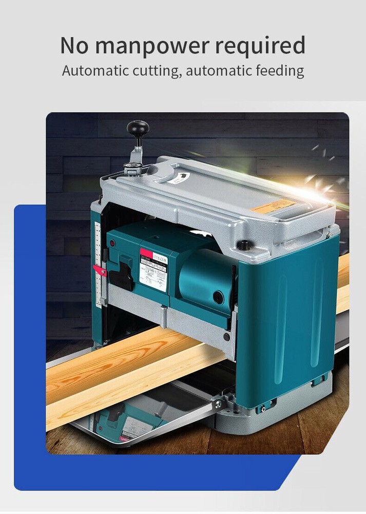 Woodworking Multi-function Planer Machine Electric Wood Planer 220V Small Househ