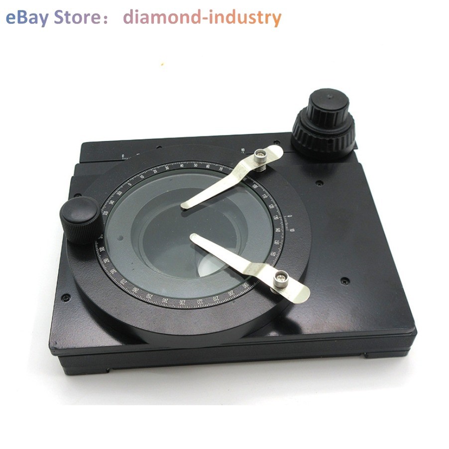 1pc Rotatable XY adjustment Microscope Moving Platform, Precision Workbench