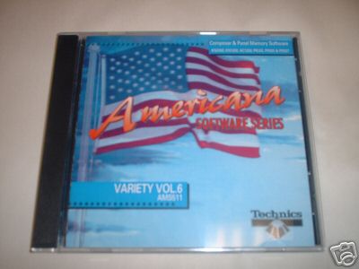 Technics Piano Keyboard Software Variety Vol. 6