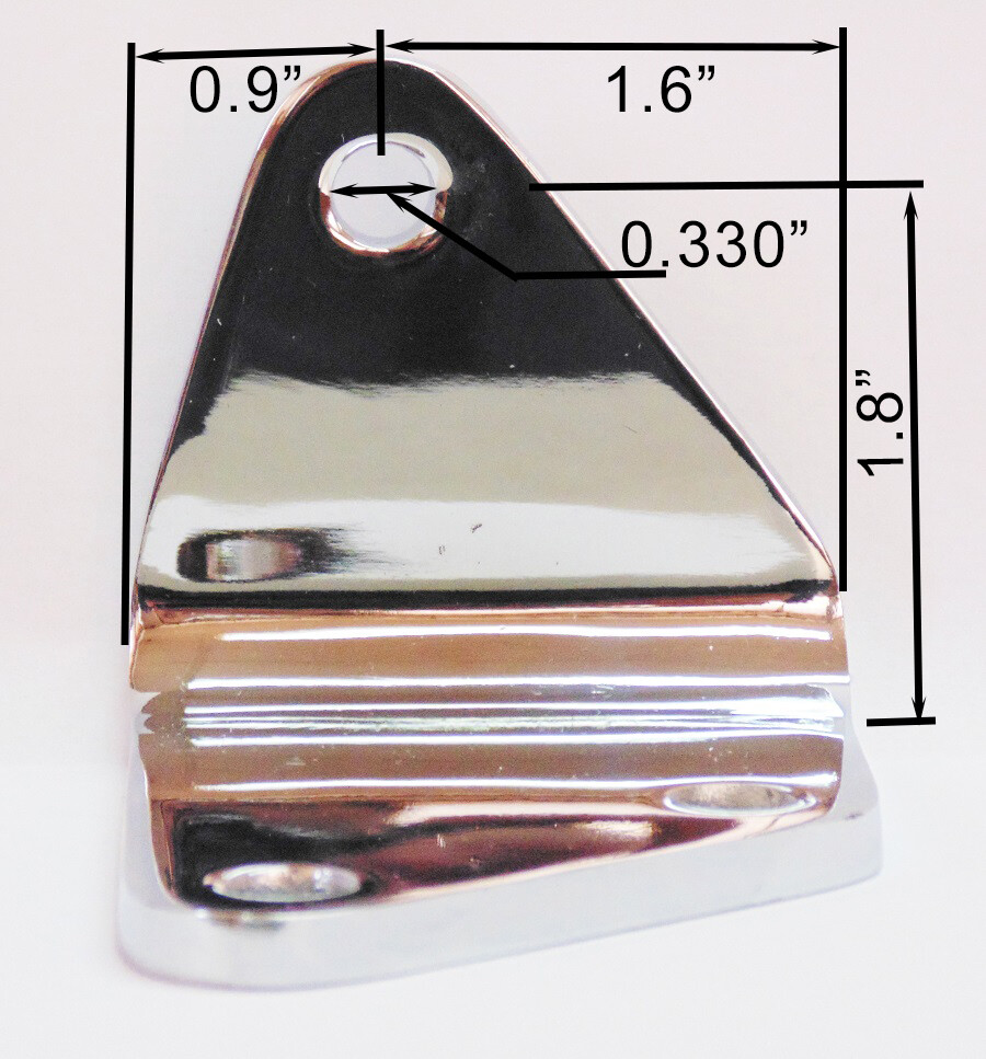 Chrome Motorcycle Universal Exhaust Muffler Hanger Bracket