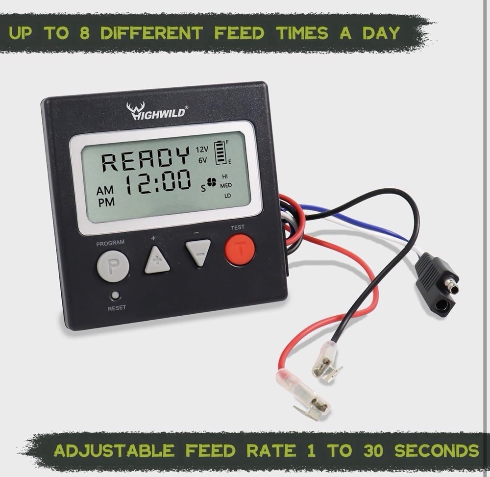 Highwild 6-Volt Deer Feeder Digital Power Control Unit