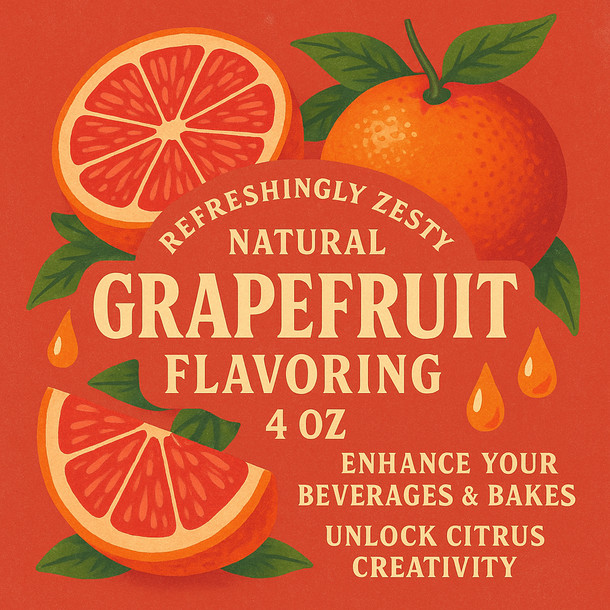 LD Carlson Natural Grapefruit Flavoring 4 oz