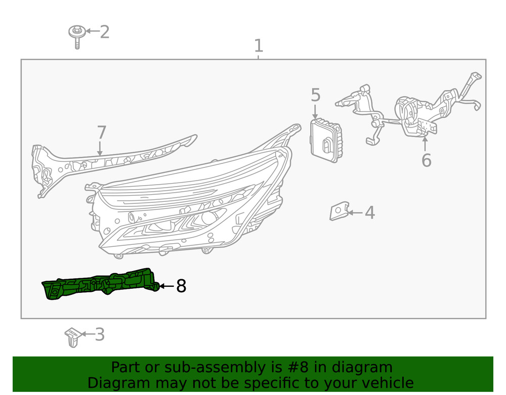 Genuine GM Lower Bracket 84949306
