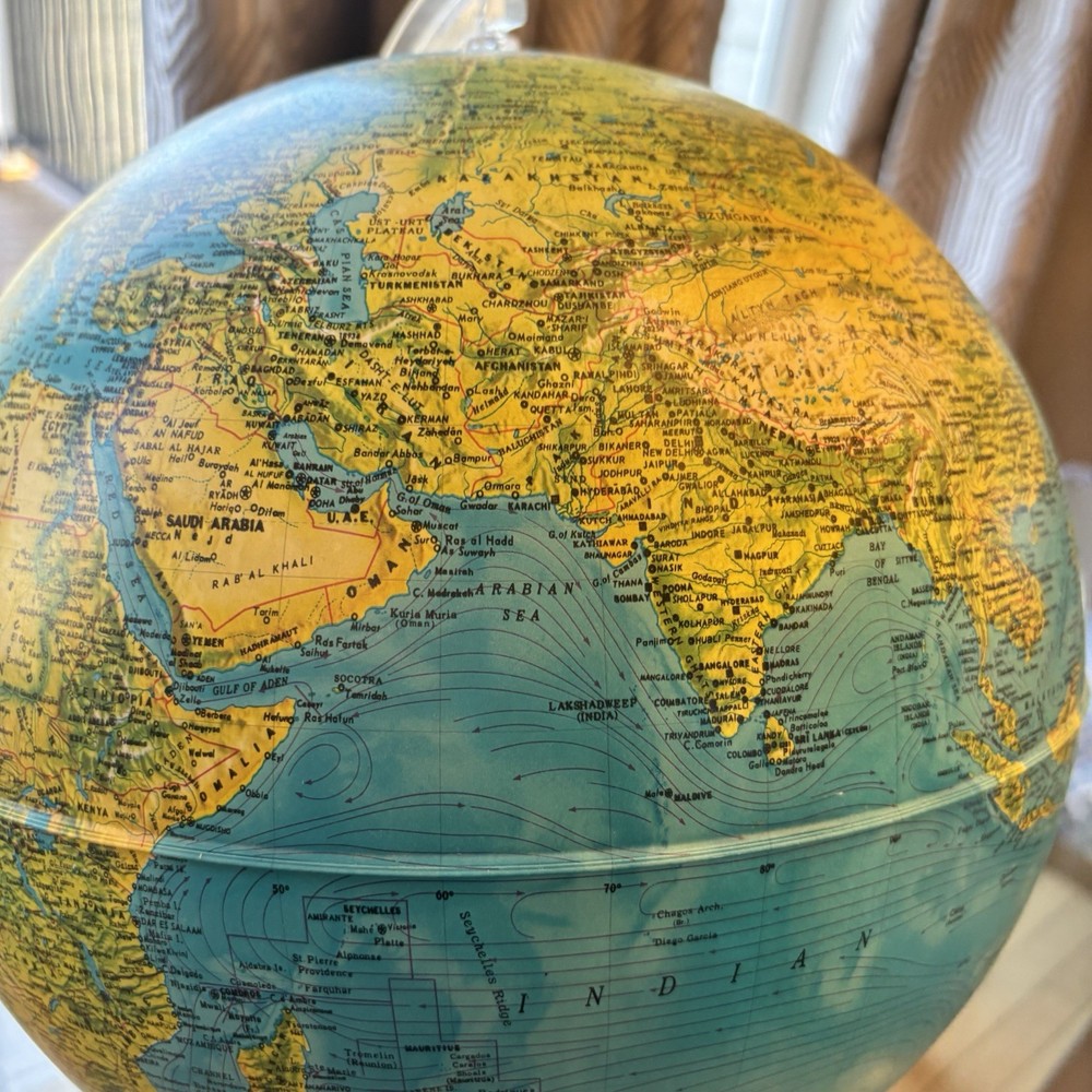Underwriters Laboratories Desktop Globe 17” Tall FLAW