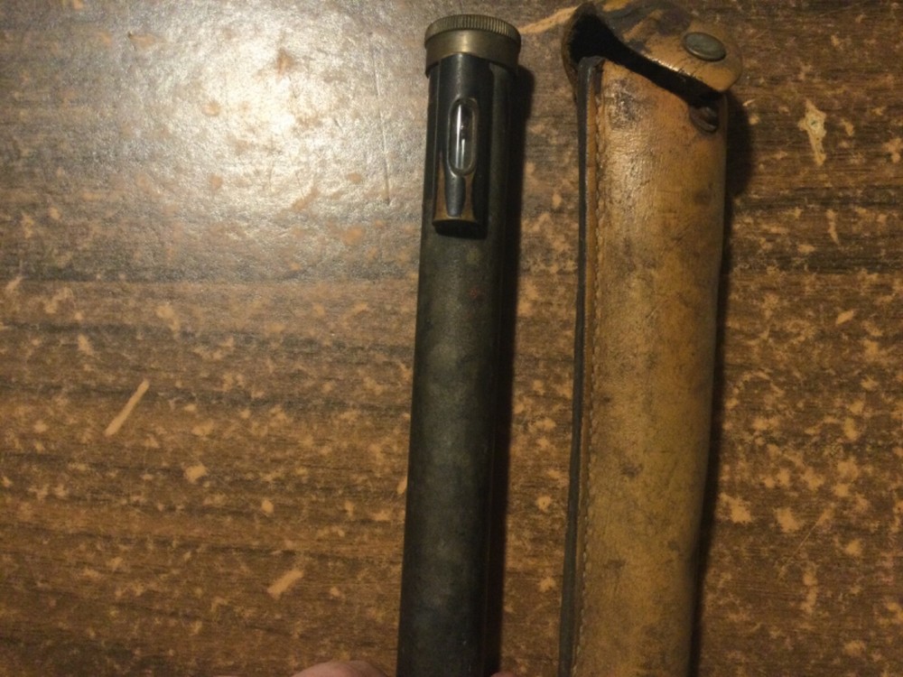 Vintage Hand Held Sight Level with Case.