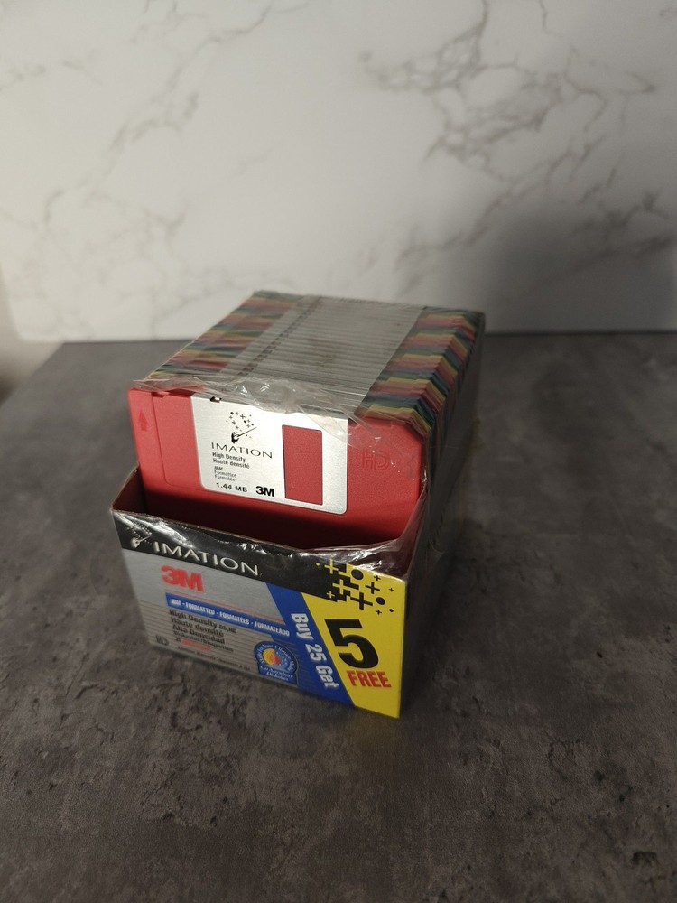 Open Box: 3M Floppy Disks - 25-Pack  - Vintage Computing Ready