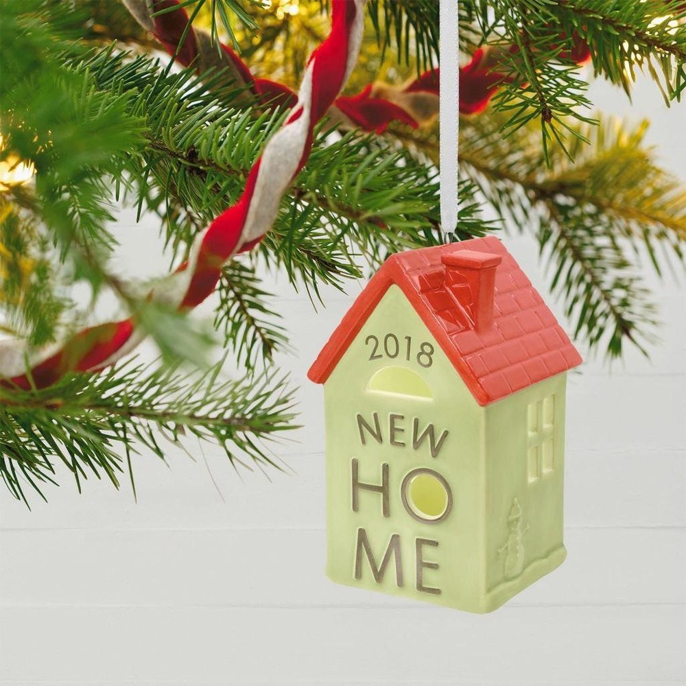 New Home Dated Ceramic Ornament Hallmark Keepsake