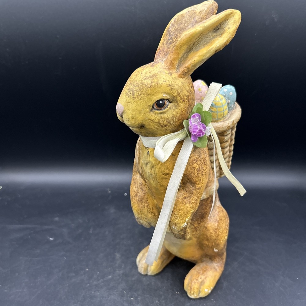 10.5” Ceramic Easter Bunny. Made In China