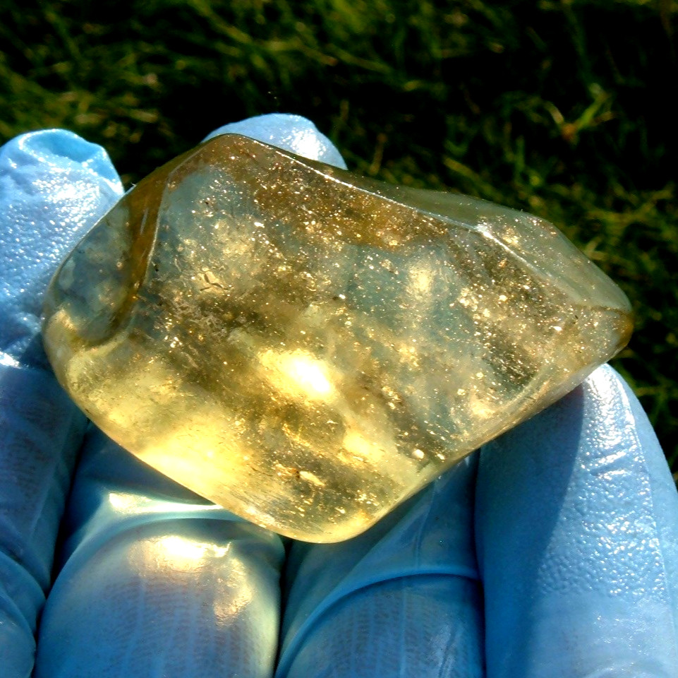 Libyan Desert Glass Meteorite Tektite impact specimen( 209 crt)Super GEM- AAAAA+