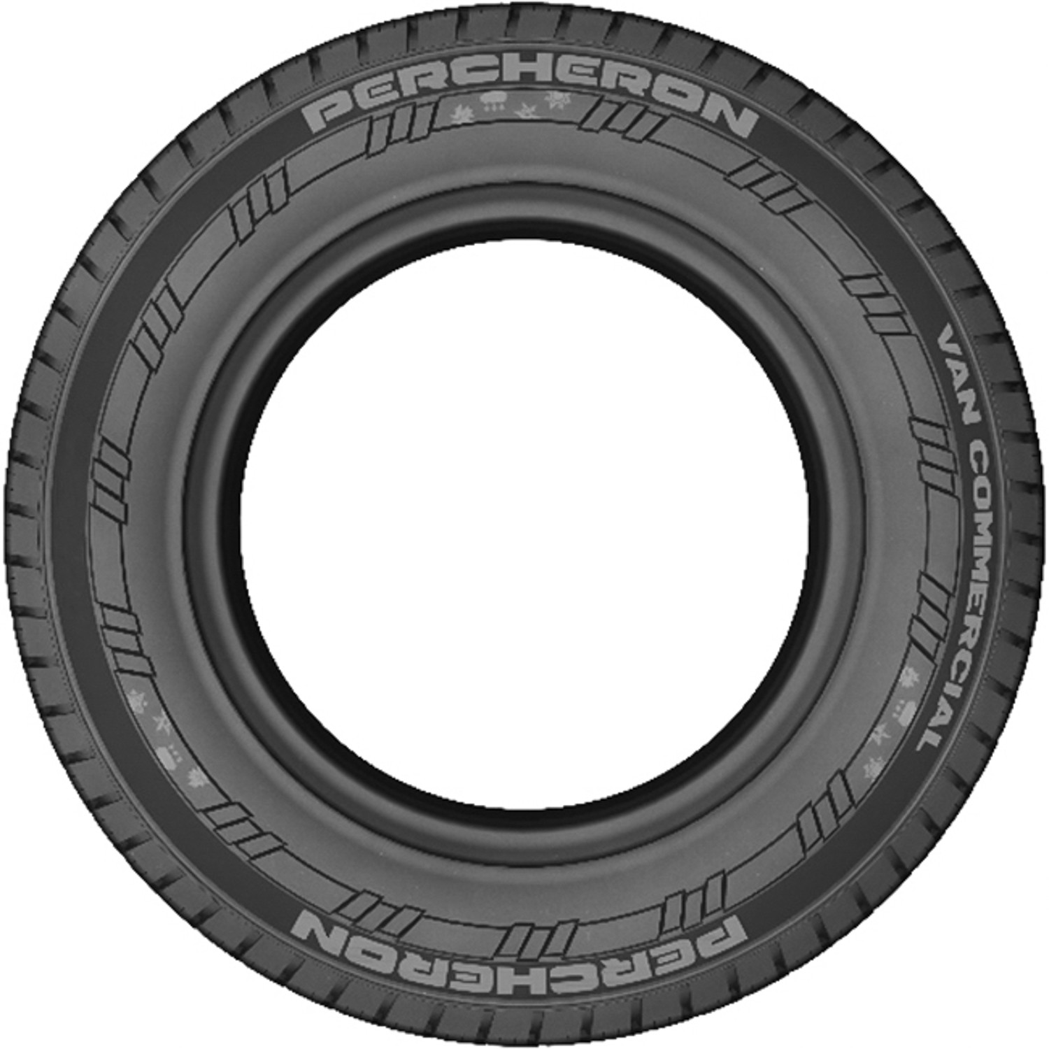 2 Tires Percheron Van Commercial 235/65R16 Load F 12 Ply Van Commercial