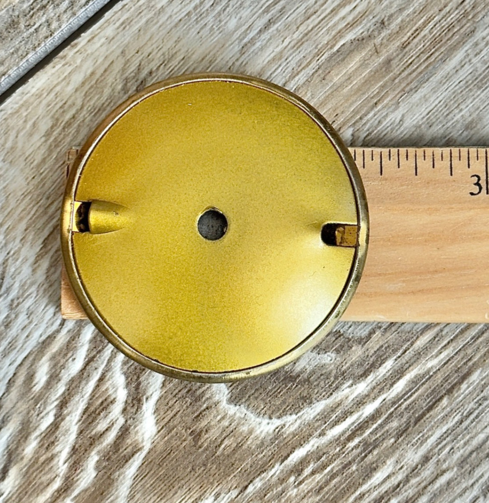 Wall Clock Pendulum Bob Replacement Part 2.7oz Gold Tone