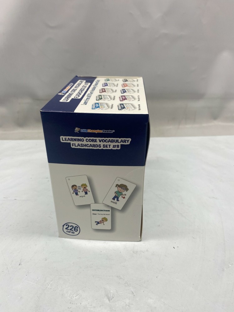 Little Champion Reader Set 8 Flash Cards for Toddlers