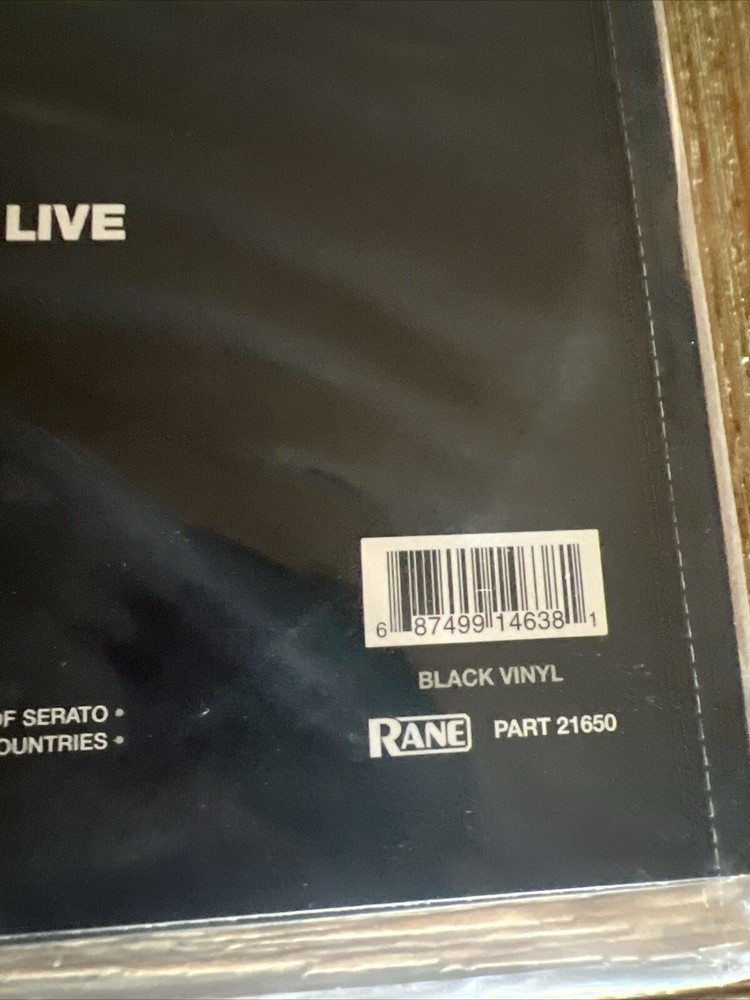 Rane Serato Scratch LIVE – Control Vinyl Record