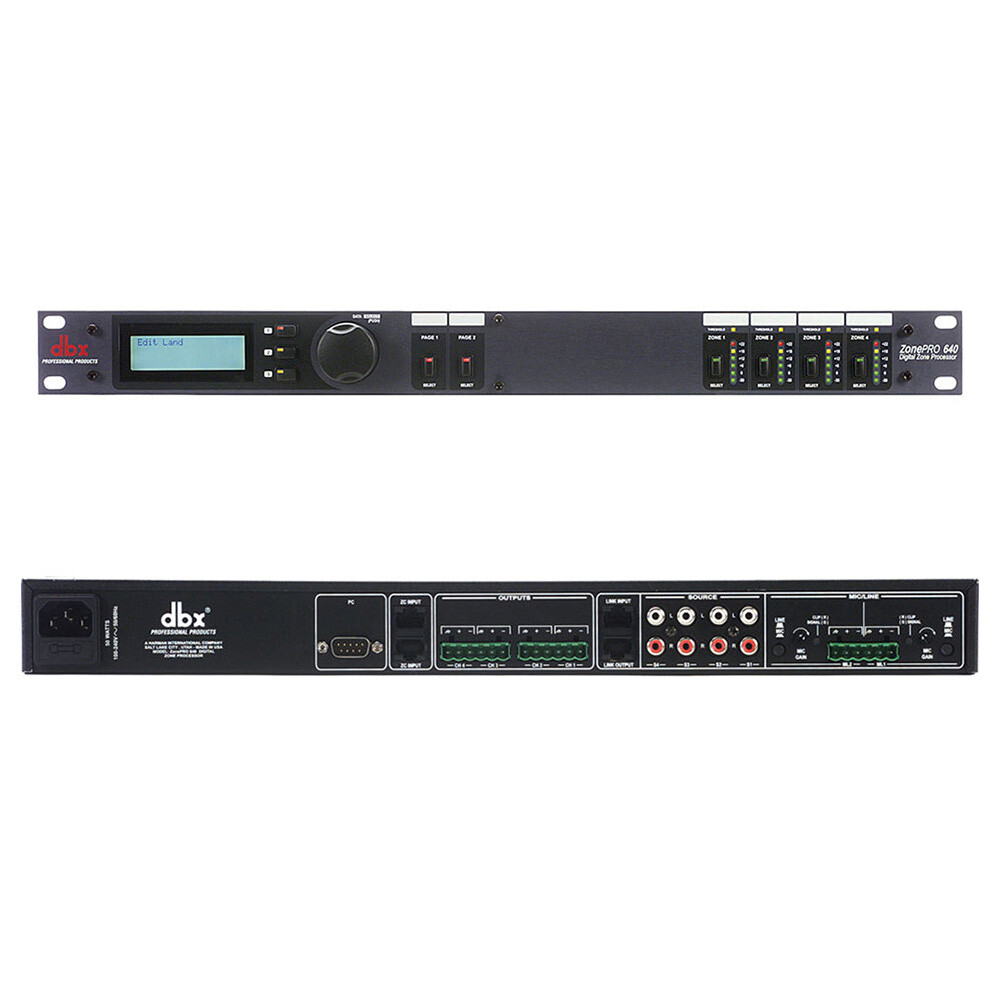 dbx ZonePRO 640 Digital Zone Processor