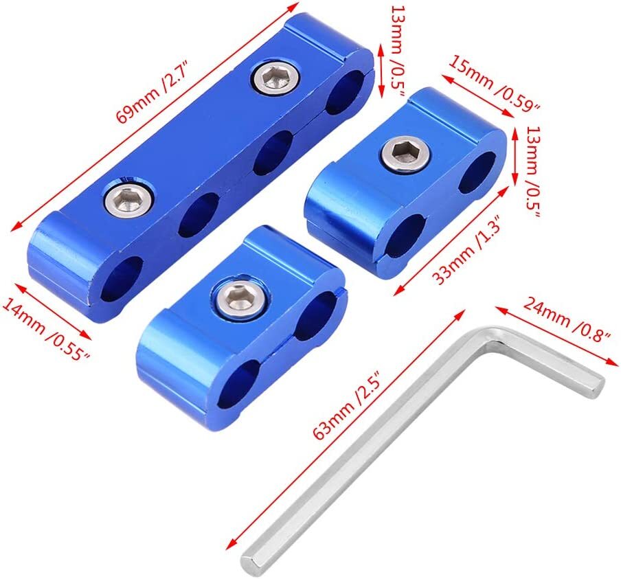 12PCX Spark Plug Wire Holder Engine Spark Plug Wire Separator Divider 8/ 9/10mm
