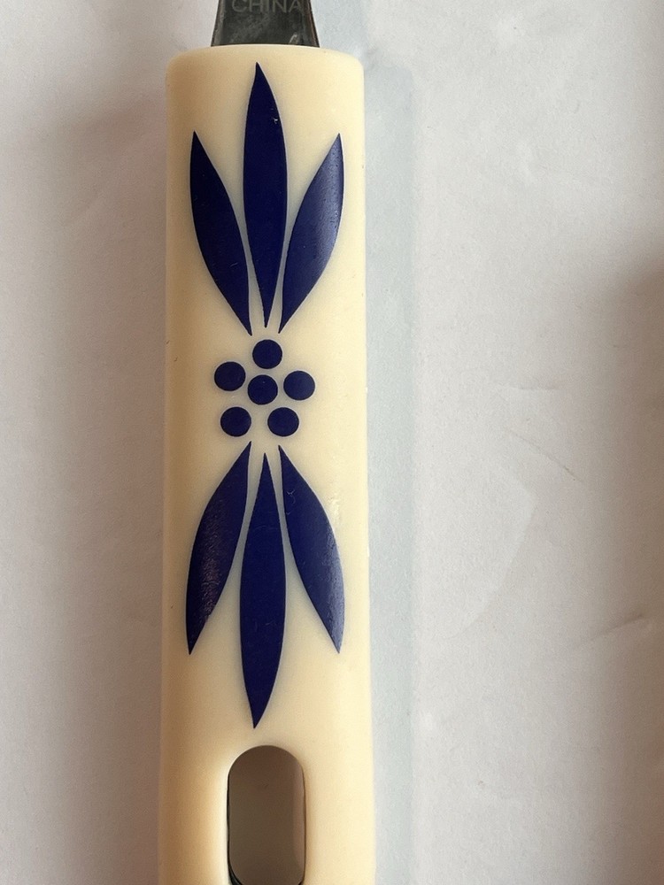 BLUE Temp-Tations Presentable Ovenware Serving Spoon & Spatula, Silicone Handle