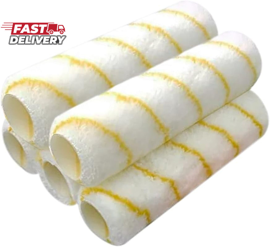 Pro Grade - Paint Roller Covers - 1/2 X 9 Inch Microfiber 5 Pack