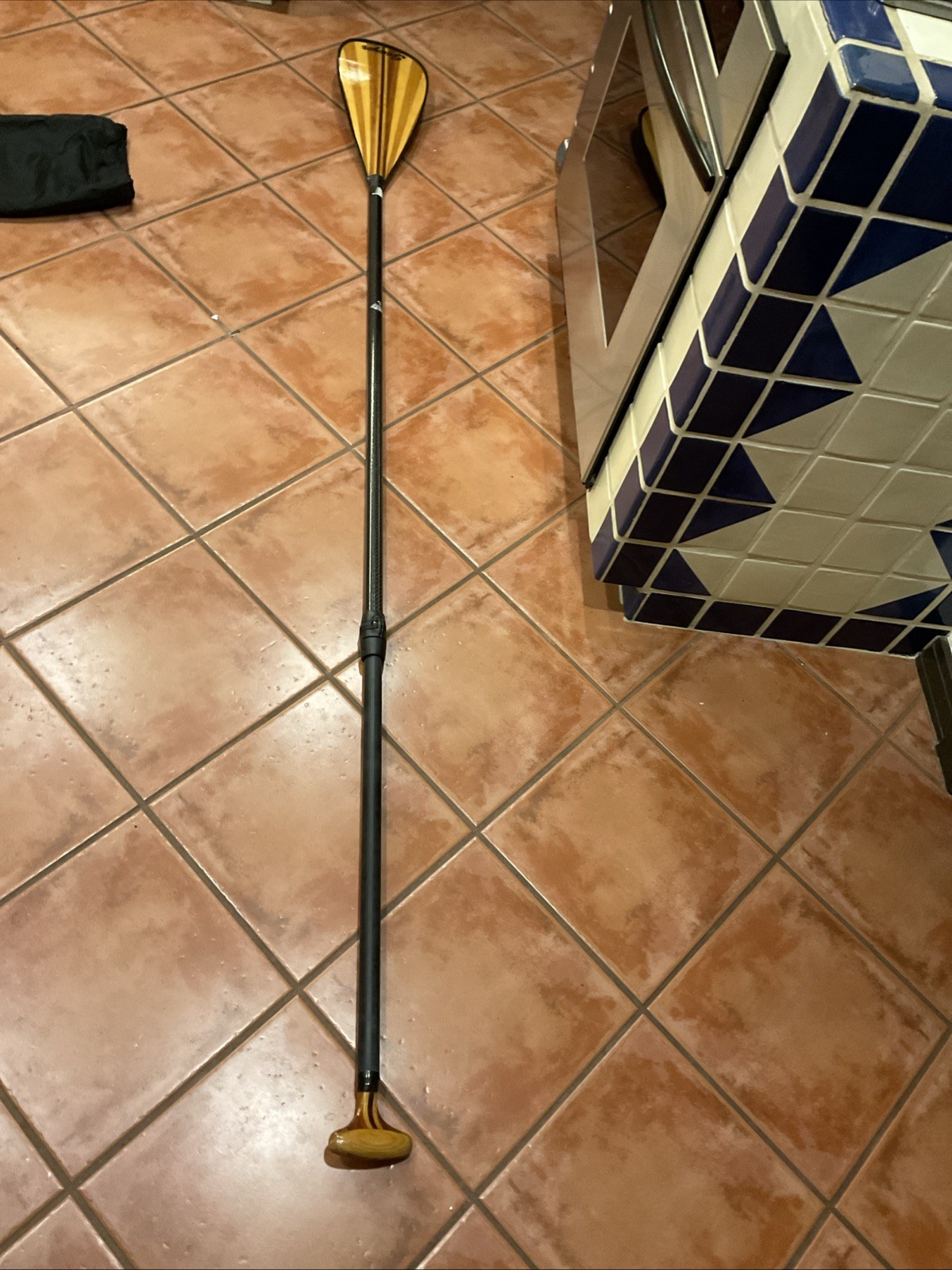 Sawyer Mana Rip Quick Draw Adjustable Wood & Carbon Fiber RIP 100 SUP Paddle