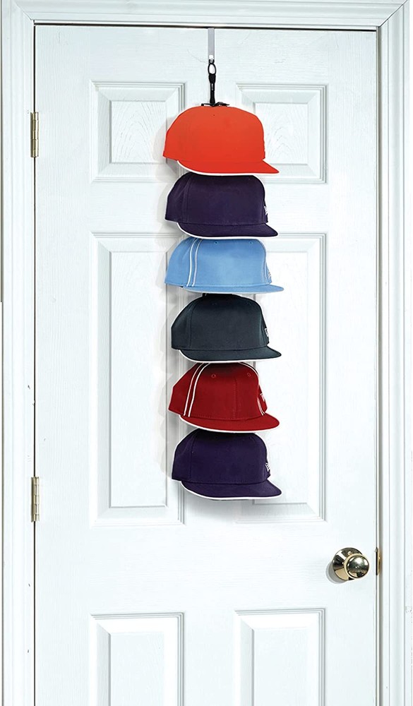 PerfectCurve CapRack 36 Baseball Cap Baseball Hat Holder Rack Organizer Storage