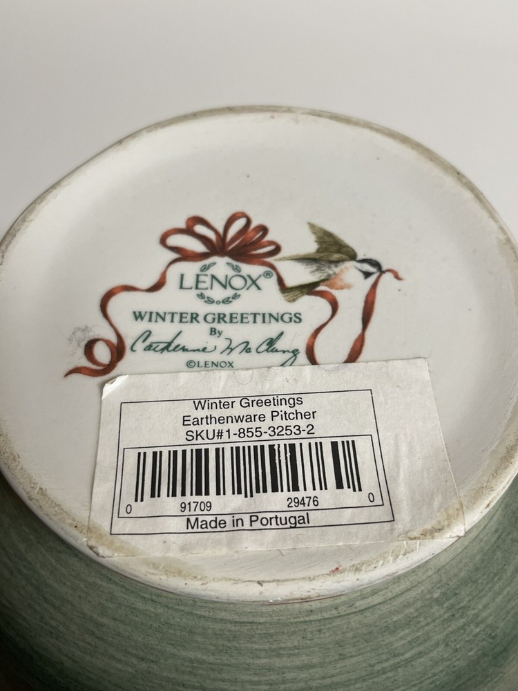 Lenox Winter Greetings Pitcher
