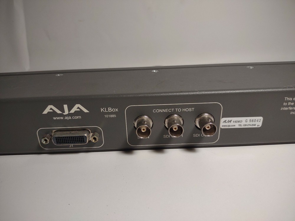 AJA KLBox 101885 Video Editing External Breakout Box