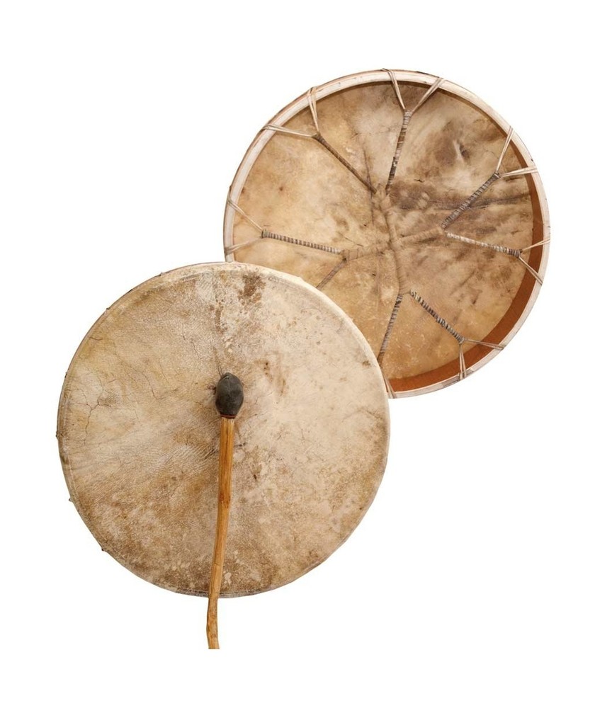 Shaman drum Cow plain 20", Frame Drum, handmade