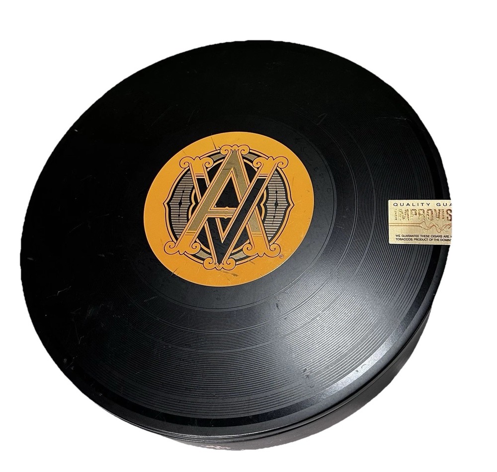 Record Album Cigar Box 2015 Classic Covers Empty Black