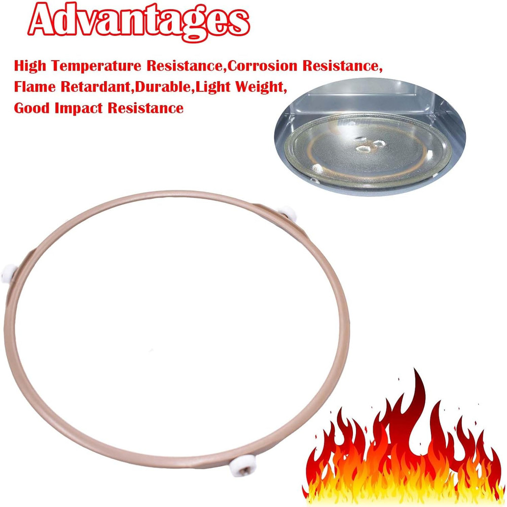 9.5 Inch Microwave Turntable Ring,Rotating Ring Roller,Microwave Oven Tray Su...