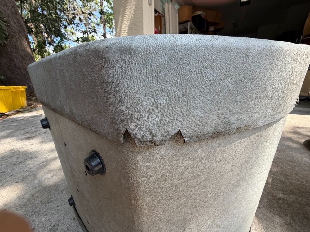 2 Impact drum cases with strap & handle 15" & 18"