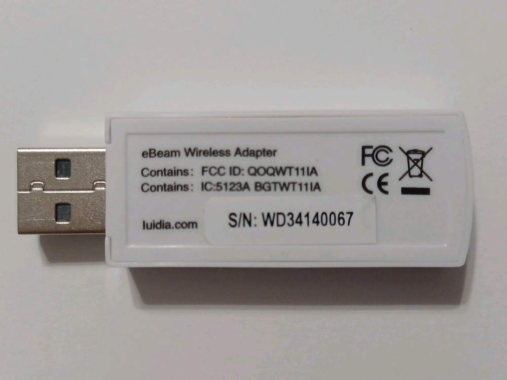Luidia eBeam Wireless Dongle USB Replacement Adapter eBeam Edge Wireless Receive