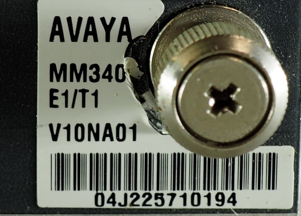 Avaya MM340 E1/T1 Data WAN Media Module 700281702