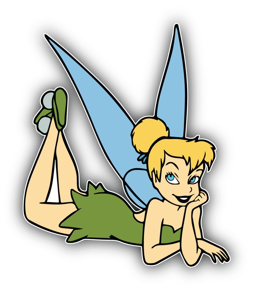 Tinker Bell Cartoon Sticker Bumper Decal - ''SIZES''