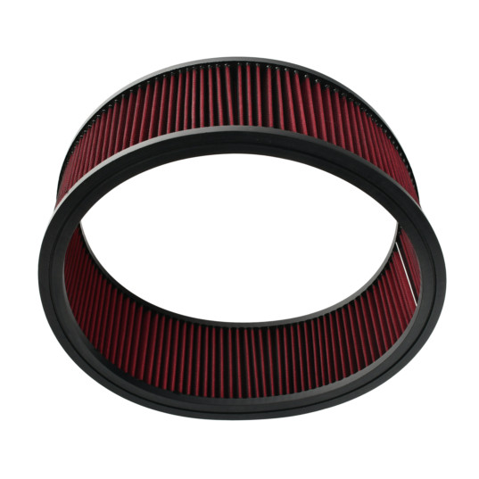 14" X 5" Washable & Reusable Round Air Cleaner Filter Element Replacement Red