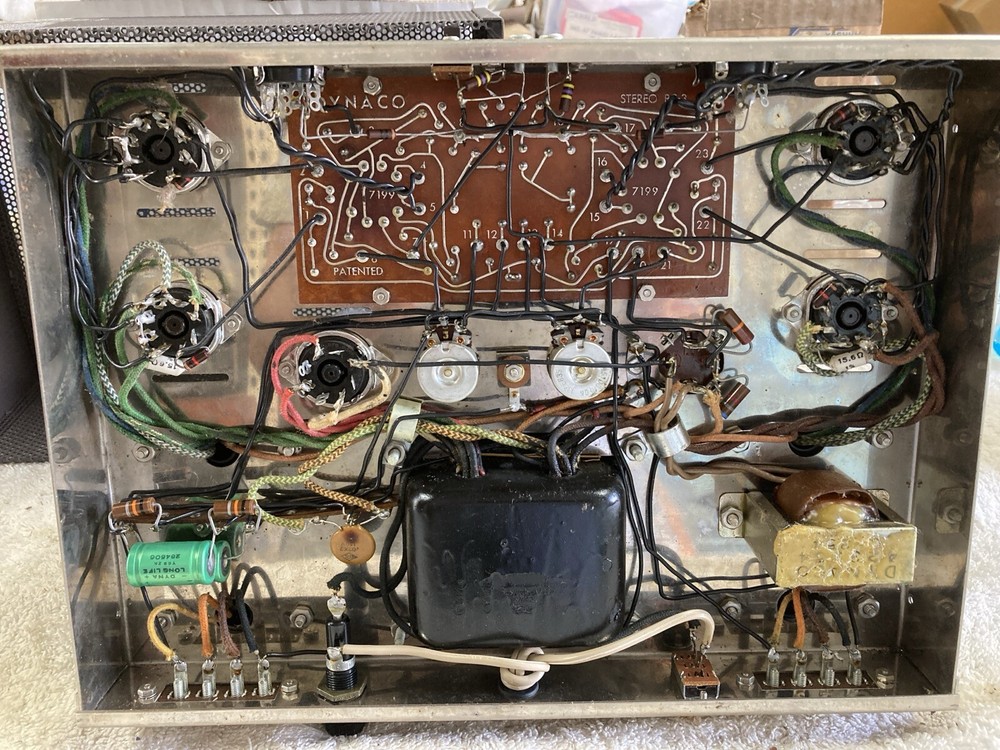 Dynaco Stereo 70 Original Tubes No Mods