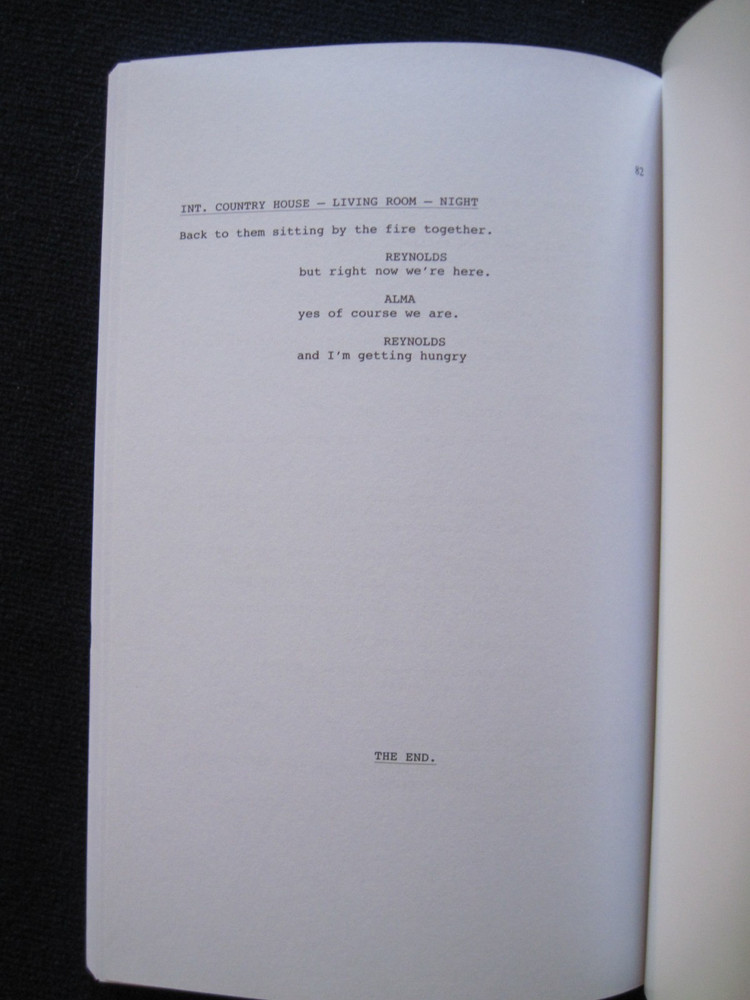 ORIGINAL PHANTOM THREAD SCRIPT by PAUL THOMAS ANDERSON - OSCAR CONSIDERATION